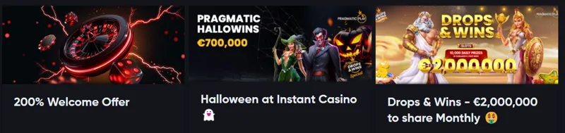 Instant Casino bonusar