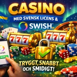 Casino med svensk licens och Swish – tryggt, snabbt och smidigt